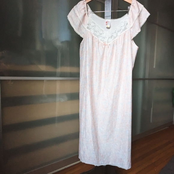 📼Vintage 90's St. Michael from Marks & Spencer Lingerie Nightgown Nightie - XL - Picture 10 of 11